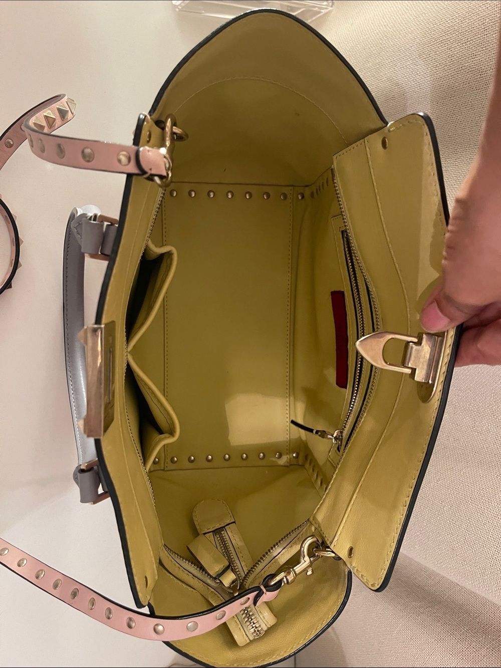 Valentino tricolor Rockstud small bag - Picture 8 of 14